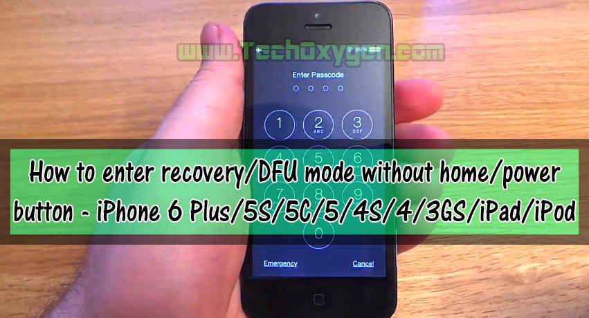 How to enter recovery mode in iPhone